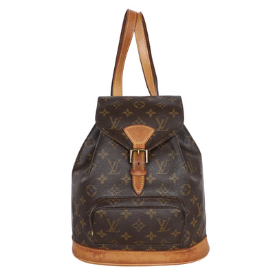 Montsouris Leather MM Backpack