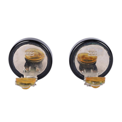 CC Mirror clipped earrings