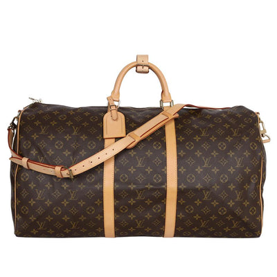 Keepall 60 Brown Monogram Canvas Bandouliere