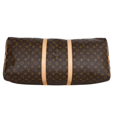 Keepall 60 Brown Monogram Canvas Bandouliere