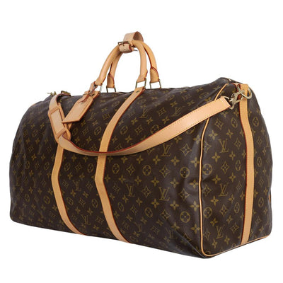 Keepall 60 Brown Monogram Canvas Bandouliere