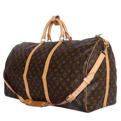 Keepall 60 Brown Monogram Canvas Bandouliere